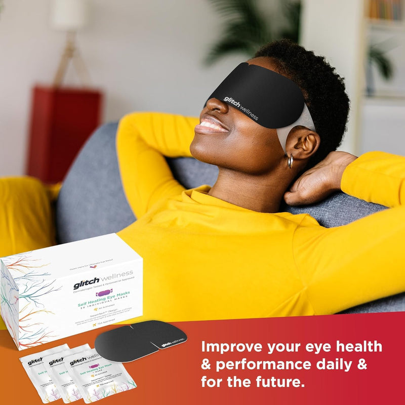 Steamtech Self Heated Eye Mask for Dry Eyes - 30 Eye Doctor Approved Warm Compress for Eyes - Steam Eye Mask for Fatigue & Dryness – Perfect Dry Eye Relief Product, Disposable, Spa Experience - 30 Pack