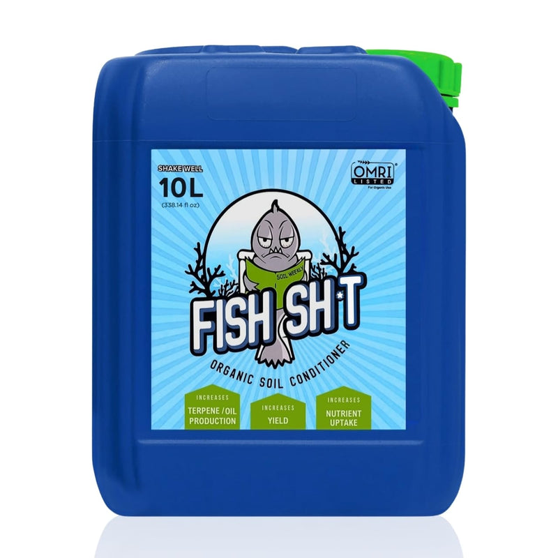 Fish Head Farms Organic Soil Conditioner - Organic Fertilizer for Increased Yield and Flavor - Plant Fertilizer, Plant Nutrients for Soil, Soilless, Hydroponic Farming - Garden Fertilizer - 10L