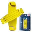 SpiiderGriip 360 Rotating Phone Grip – Flat-Fold Kickstand & Secure Strap – Works with iPhone, Android, Tablets & Cases – Comfortable & Durable (Yellow)