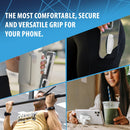 SpiiderGriip 360 Rotating Phone Grip – Flat-Fold Kickstand & Secure Strap – Works with iPhone, Android, Tablets & Cases – Comfortable & Durable (White)