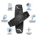 Mint Bucket Brands SpiiderGriip 360 Rotating Phone Grip – Flat-Fold Kickstand & Secure Strap – Works with iPhone, Android, Tablets & Cases – Comfortable & Durable (Black)