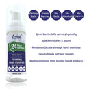 24 Hour Defense Foaming Hand Sanitizer | Kills 99.99% Of Germs | Stays Effective Throughout Hand Washings For 24 Hours Of Lasting Protection | Rich, Moisturizing Foam | Fragrance Free | Travel 4 Pack