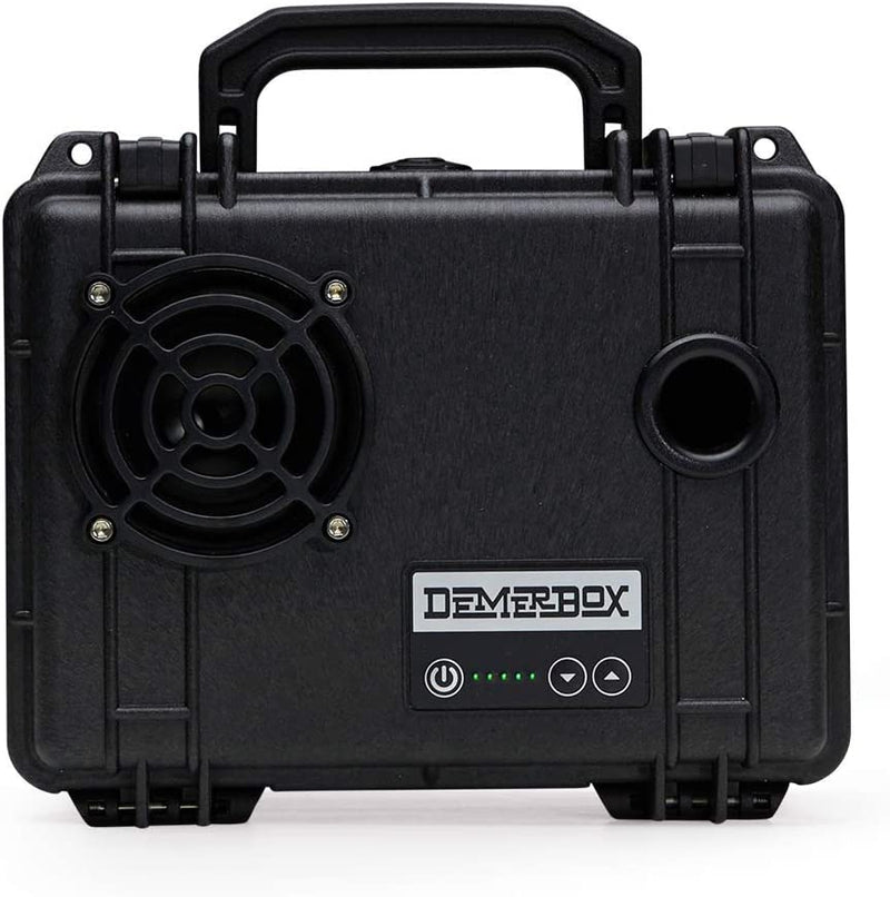DemerBox: Waterproof, Portable, and Rugged Outdoor Bluetooth Speakers. Loud Sound + Deep Bass, 40+ hr Battery Life, Dry Box + USB Charging, Multi-Pairing Party Mode - DB1