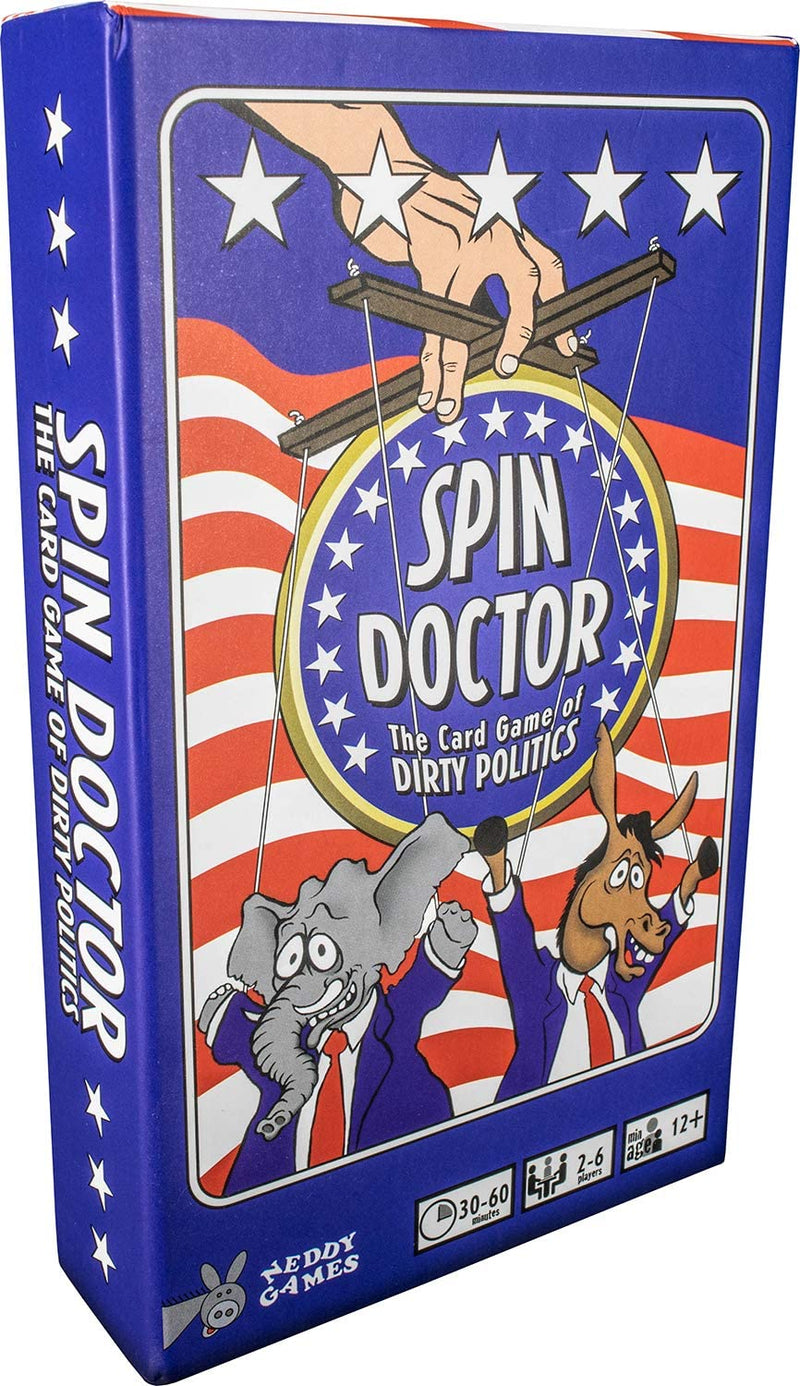 Neddy Games Spin Doctor - The Card Game of Dirty Politics Family Card Games - Adult Games, Fun Games, Kids Games, Interesting Finds Family Games, Card Games for Families