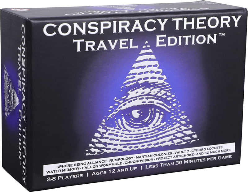 Neddy Games Conspiracy Theory Trivia Board Game - Family Games, Adult Games, Kids Games, Fun Games, Interesting Finds Board Games for Adults and Family Travel Edition/Expansion Pack - 2-6 Players