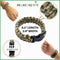 FROG SAC 12 Paracord Bracelets for Boys, Camo Survival Tactical Bracelet Braided with 550 LB Parachute Cord, Teen Boy Camping Gifts Accessories for Teens, Military Gear Army Theme Party Favors